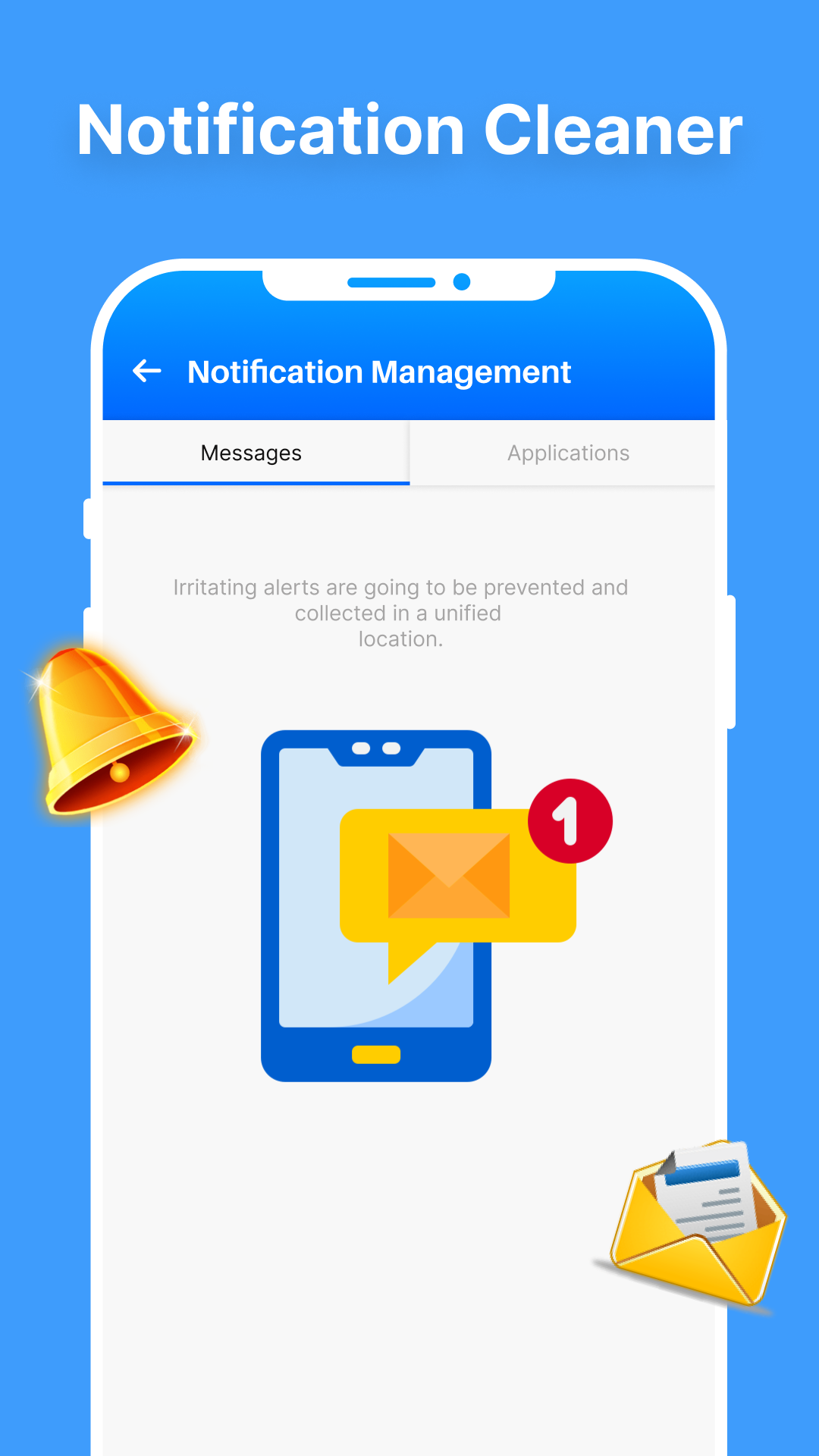 Storage analyzer displaying file categories and storage usage breakdown